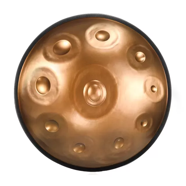 Authentic Handpan D Kurd 9 tónov 56cm gold