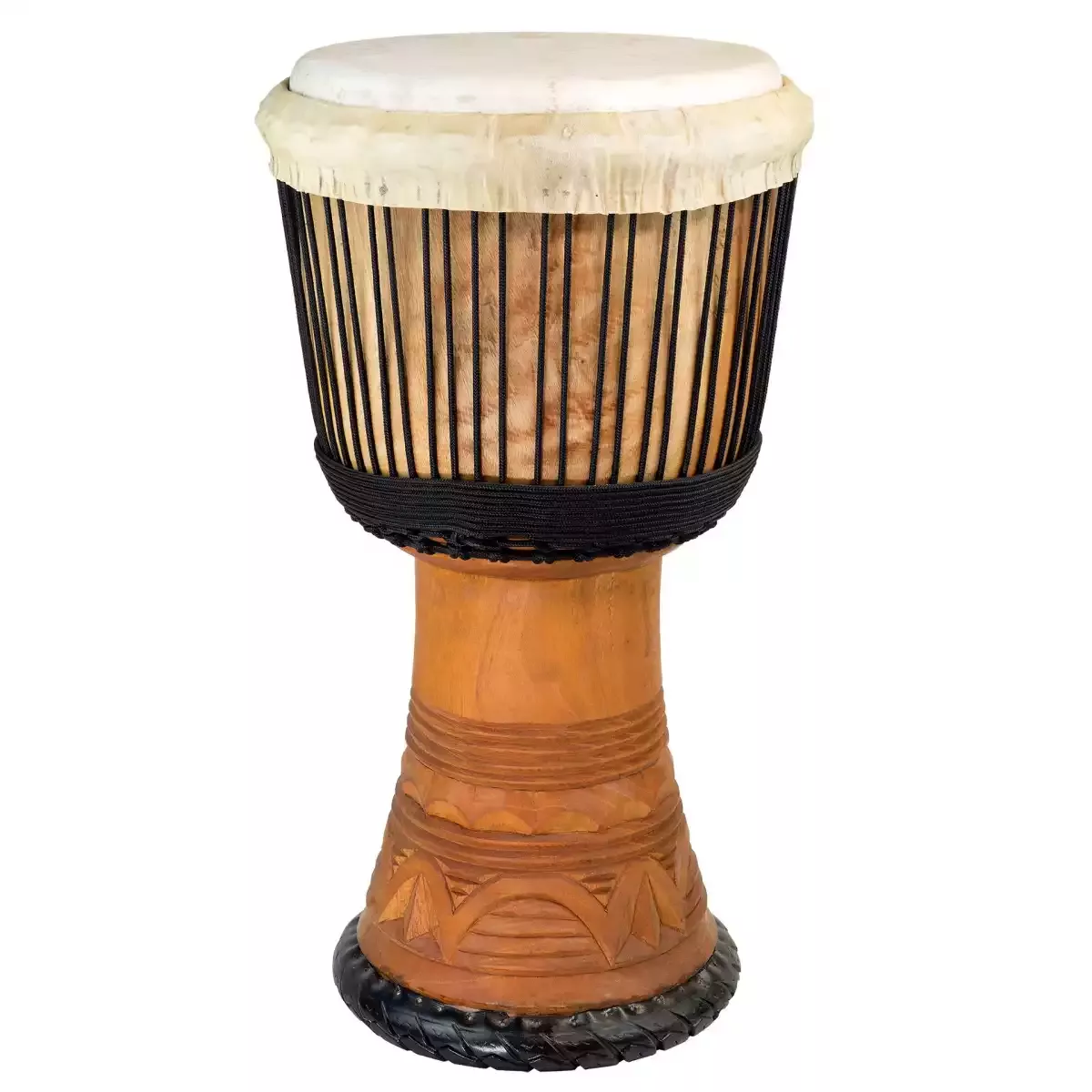 Djembe Master Senegal Style XL Mahagón - Výška 60cm, priemer 32,5-33,5cm