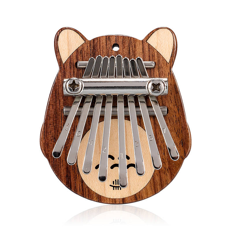 Hluru Mini Kalimba 7- tónov C-dur (major) orech 