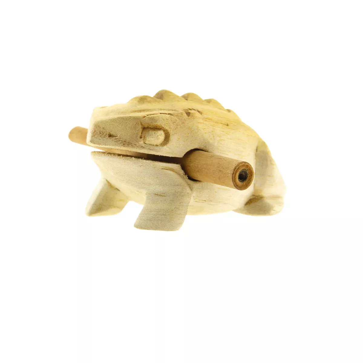 Drevená žaba - Guiro Sound Frog 6 cm