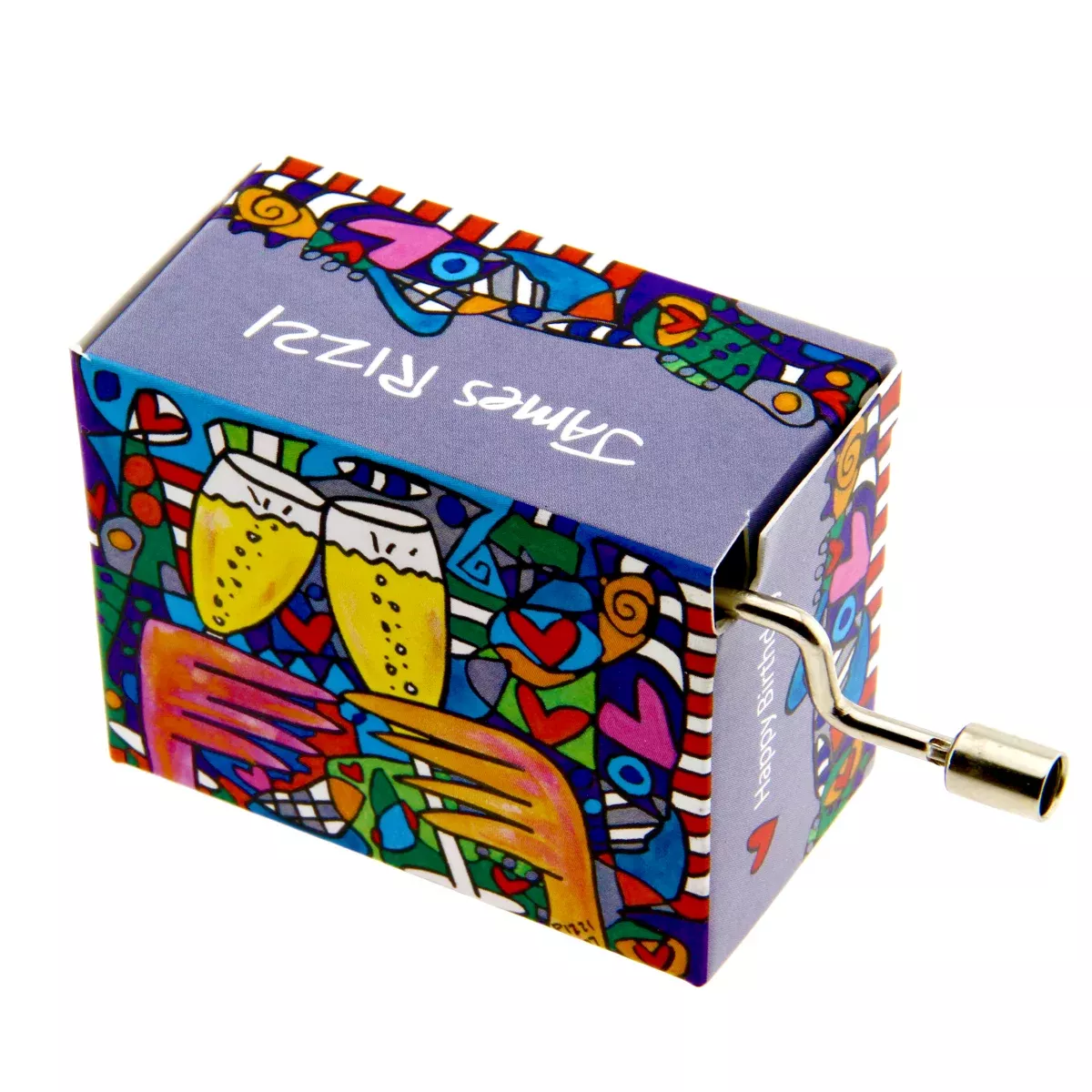 Music Box s melódiou Happy Birthday to You - dizajn James Rizzi