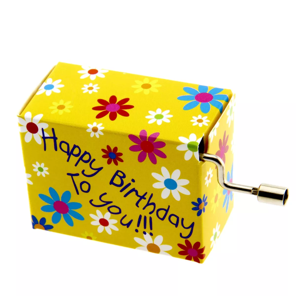 Music Box s kvetinovým dizajnom - Happy Birthday to You 